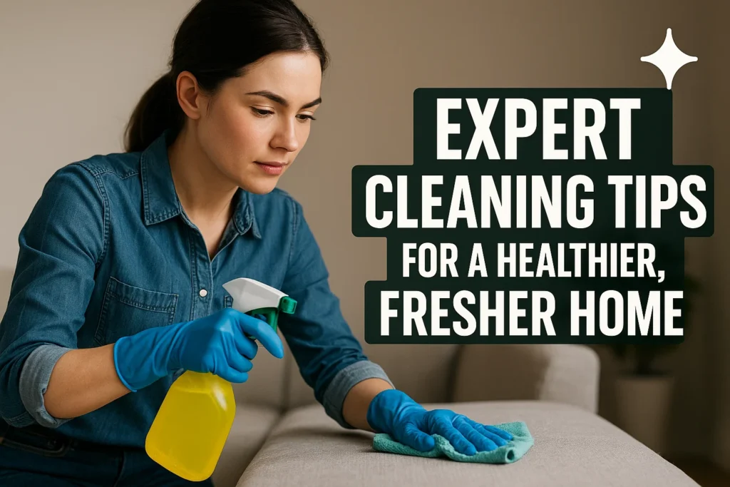Expert Cleaning Tips for a Healthier, Fresher Home