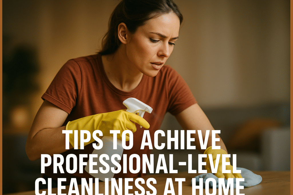 professional-level cleanliness at home