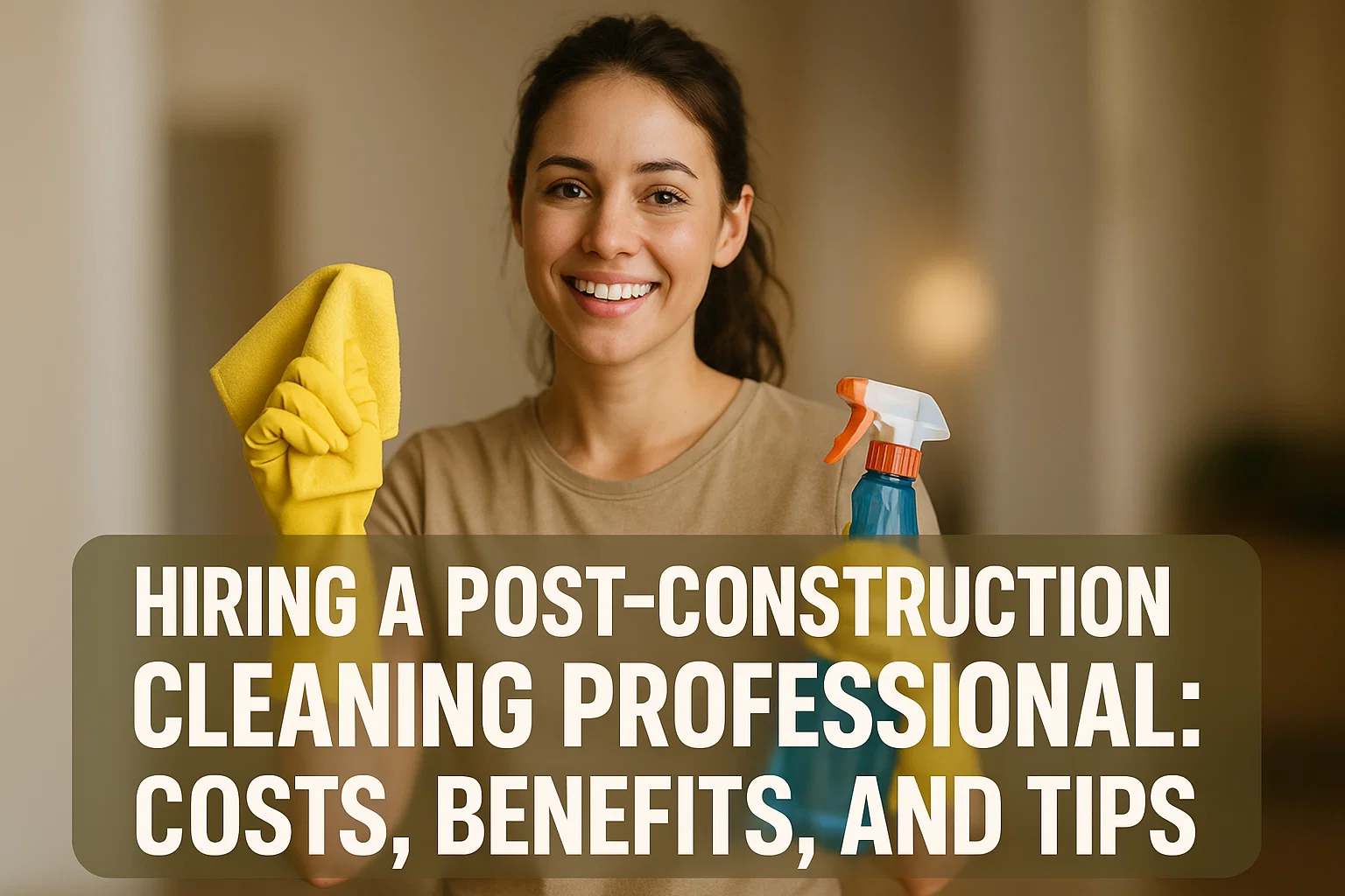 Hiring a Post-Construction Cleaning Professional: Costs, Benefits, and Tips