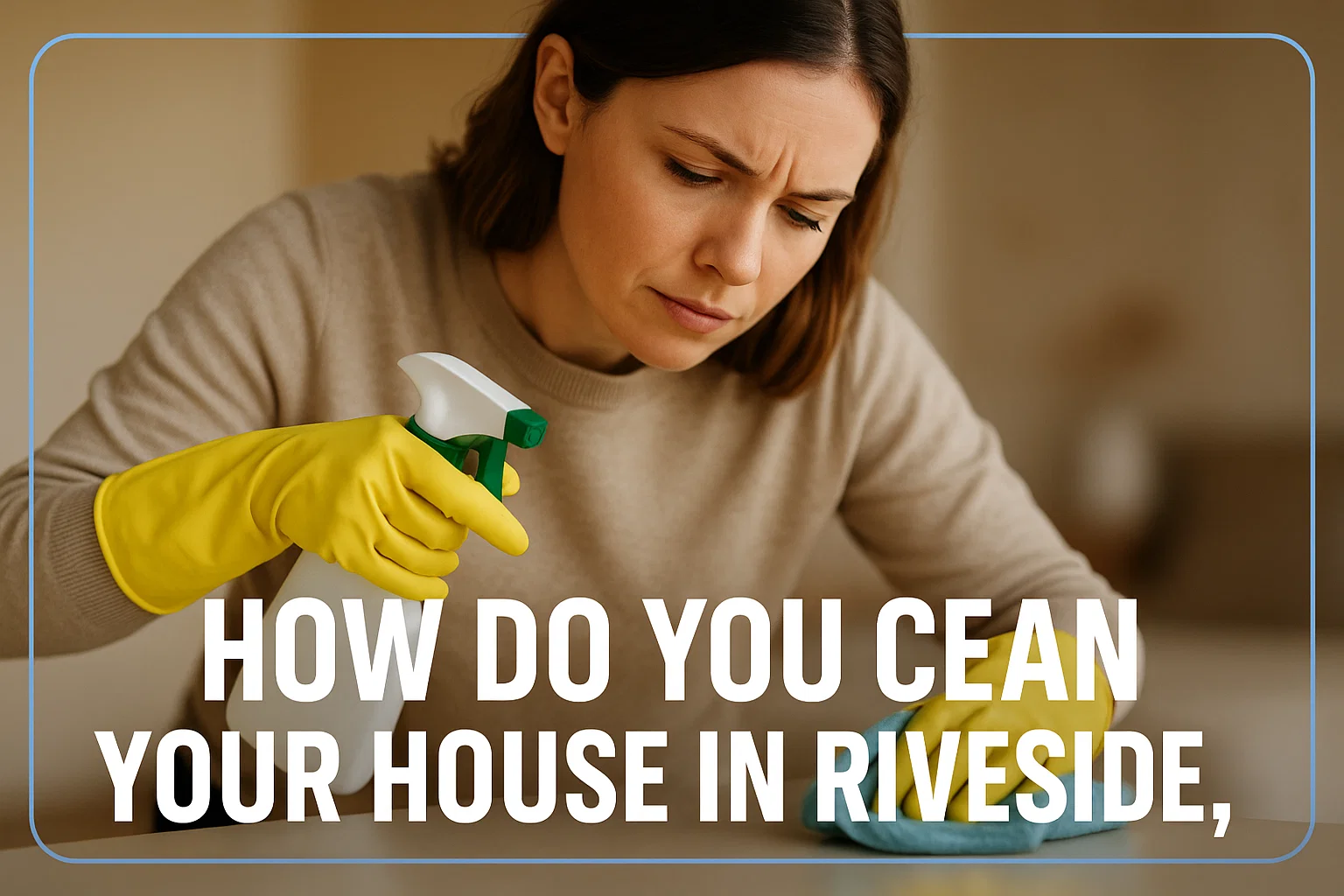 How Do You Clean Your House in Riverside, CA