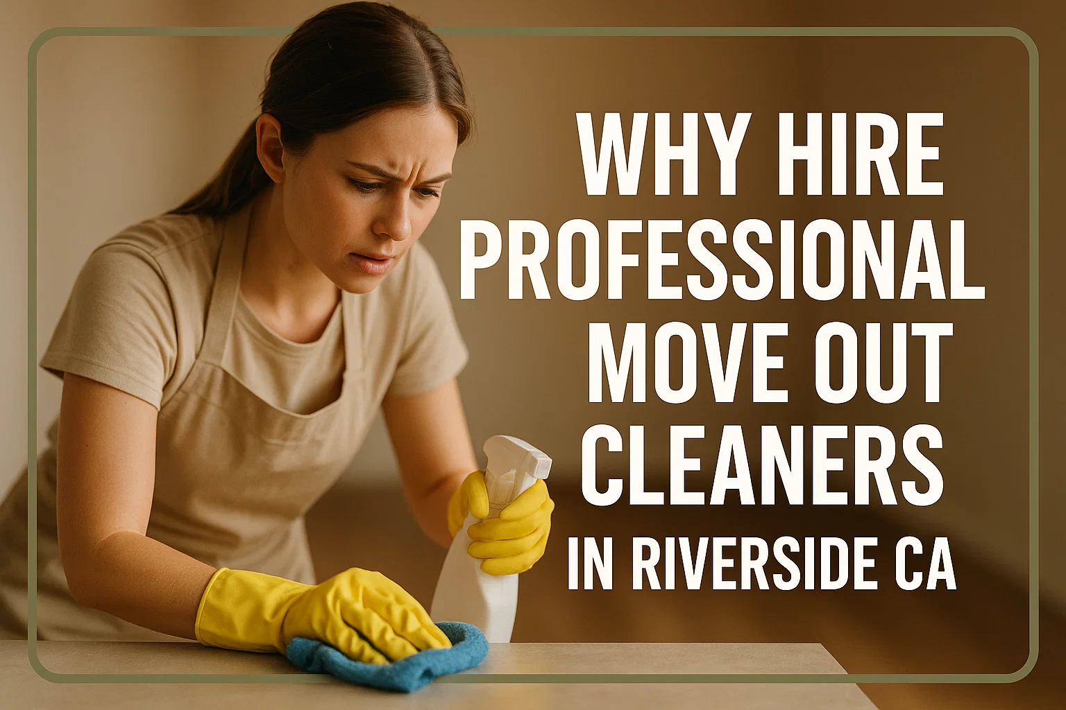 Why Hire Professional Move Out Cleaners in Riverside CA