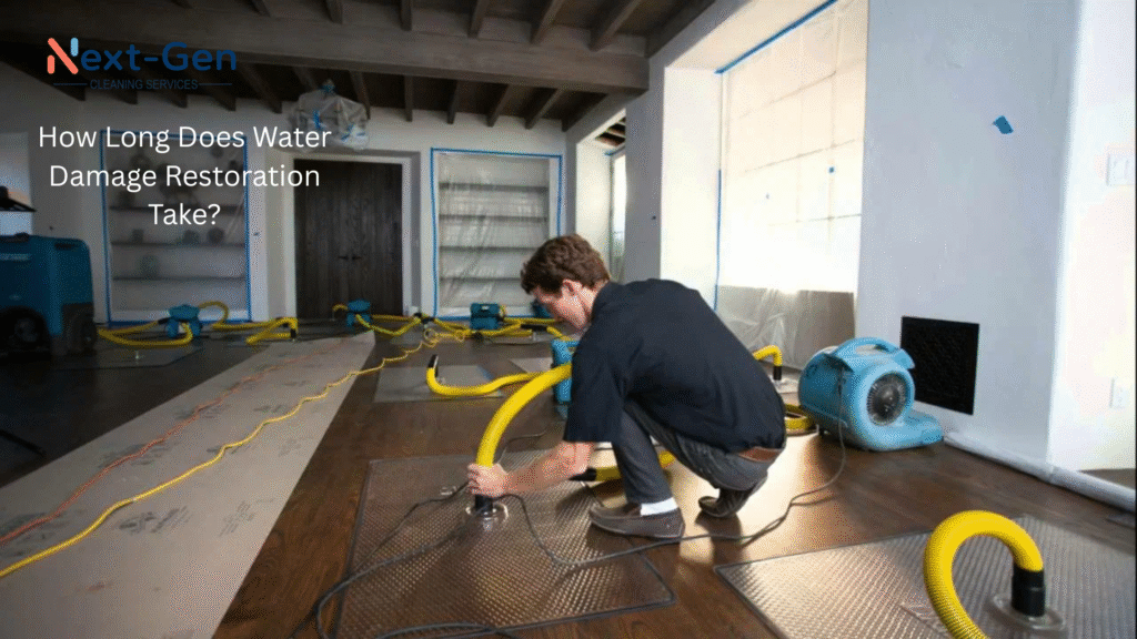 How Long Does Water Damage Restoration Take