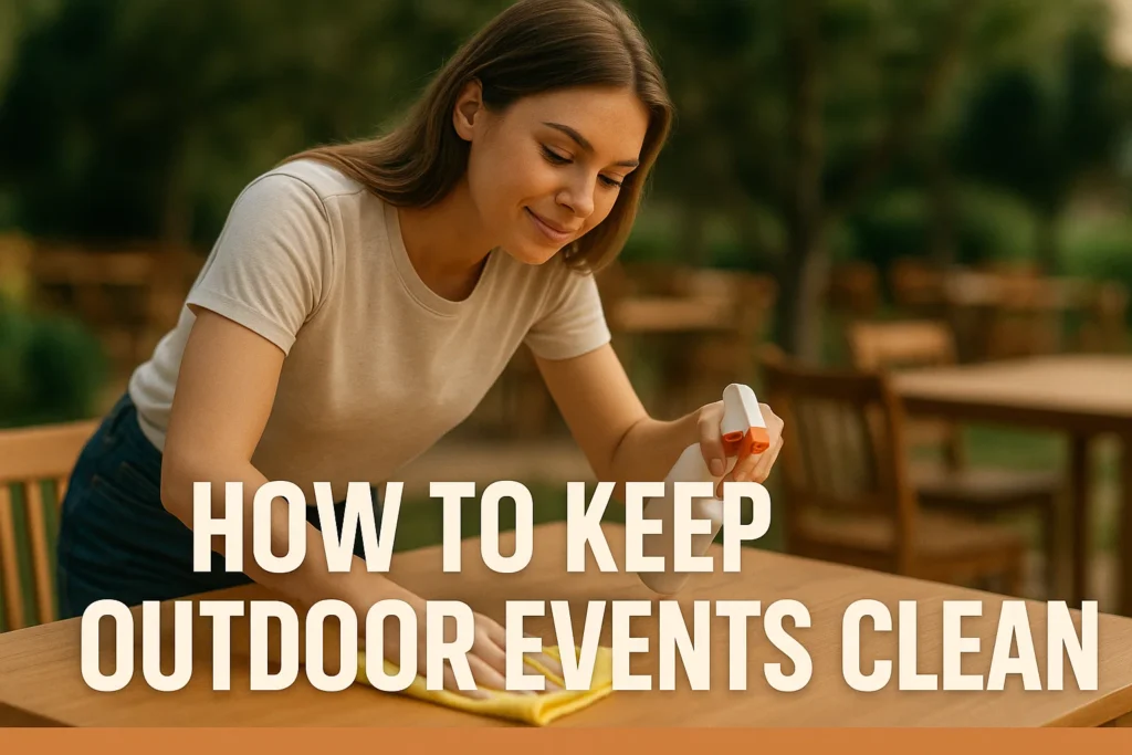 How to Keep Outdoor Events Clean