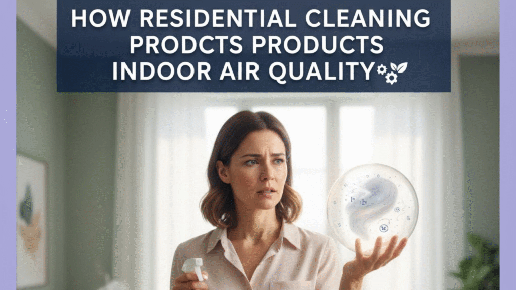 How Residential Cleaning Products Indoor Air Quality