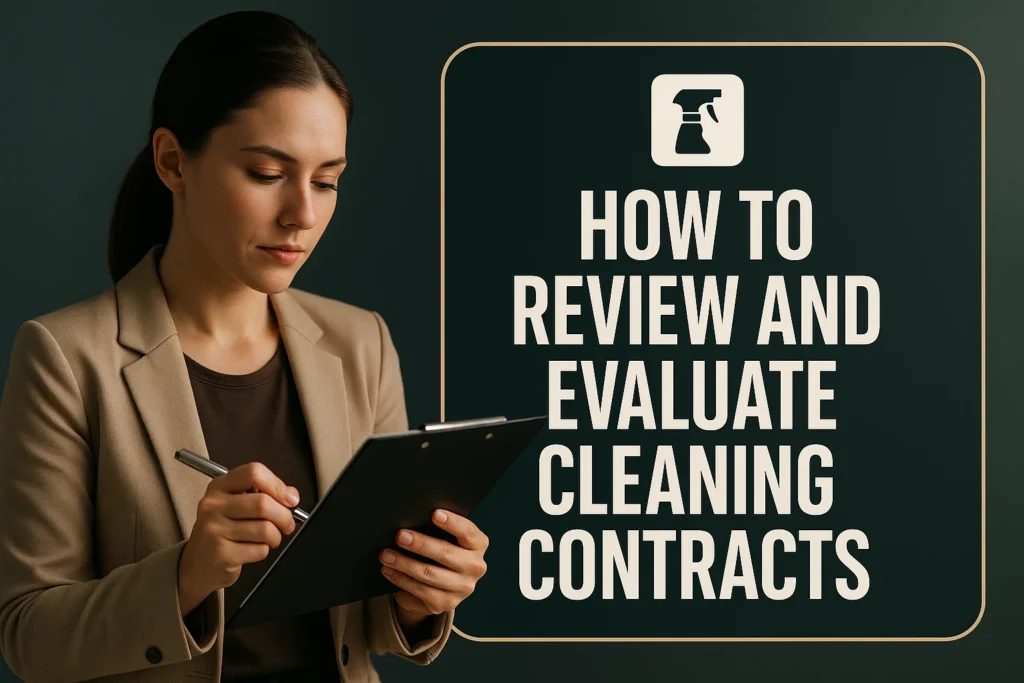 How to Review and Evaluate Cleaning Contracts