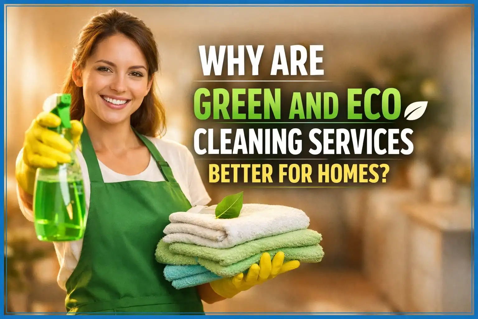 Why Are Green and Eco Cleaning Services Better for Homes?